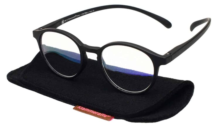 Klammeraffe-reading-glasses-No12-blue-filter-black-case No. 12 60% Black