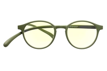 Klammeraffen-Lesebrille-No12-Blaufilter-olive No. 12 60% Olive