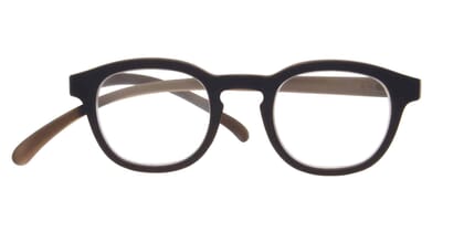 klammeraffe-lesebrille-no14-black-mud-frontal Lesebrille Klammeraffe no. 14 black mud Produktbild front