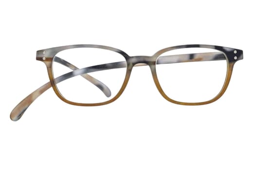 Lesebrille Klammeraffe No. 10 horn Produktbild front