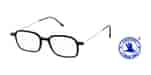 Lesebrille I Need You 5mm square schwarz seitlich