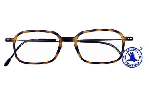 Lesebrille I Need You 5mm square havanna geschlossen