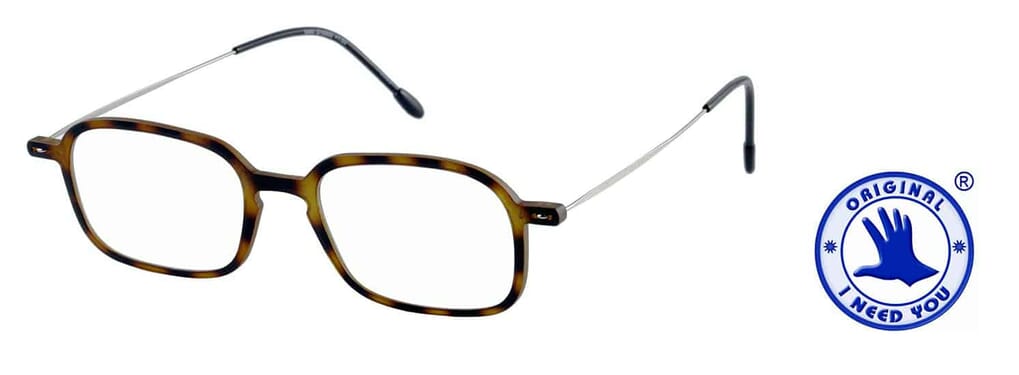 5MM-Square_G11800_havanna_side Lesebrille I Need You 5mm square havanna seitlich