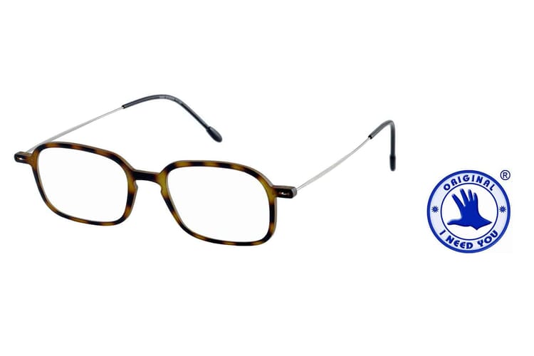 5MM-Square_G11800_havanna_side Lesebrille I Need You 5mm square havanna seitlich
