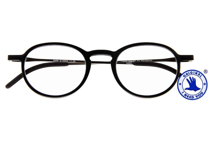 5MM_G10500_black_front Lesebrille I Need You 5mm schwarz geschlossen