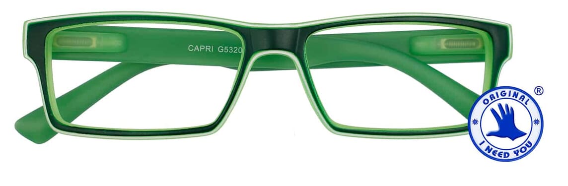 CAPRI_53200_green_front Reading glasses I NEED YOU Capri green