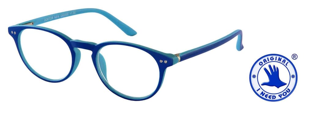 DOKTOR-New_G66000_blue-blue_side Lesebrille I Need You Doktor New blau Produktbild side