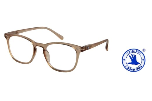 Lesebrille I Need You Frozen brown seitlich