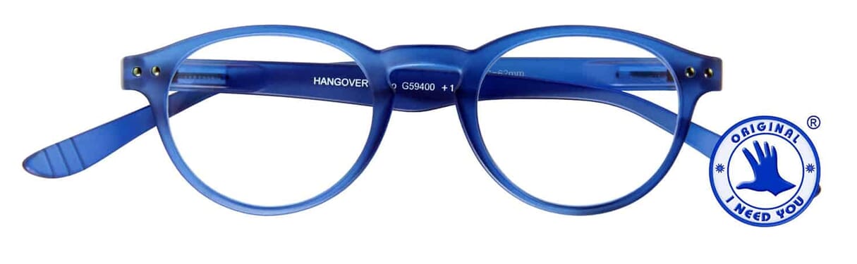 HANGOVER-Panto_G59400_blue_front Lesebrille I Need You Hangover Panto blau frontal