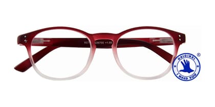 RETRO_G36700_red_front Reading glasses I NEED YOU retro green frontal