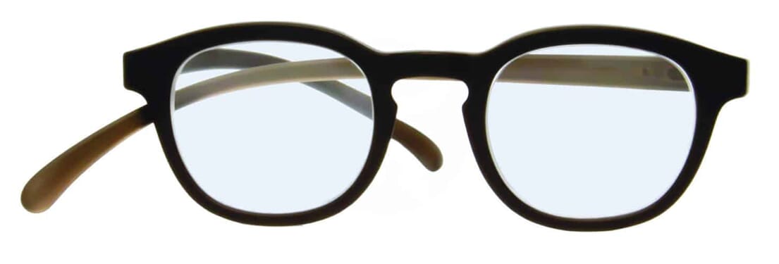 klammeraffe-blaufilterbrille-no14-black-mud-ABR Lesebrille mit Blaulichtfilter Klammeraffe no. 14 black mud Produktbild front