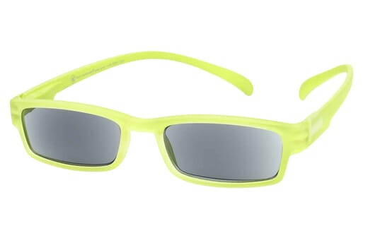 Sonnenlesebrille Klammeraffe 01 Lemon offen