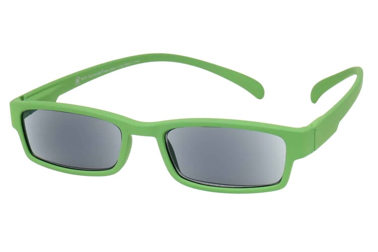 klammeraffe_sonnenlesebrille_no01_new_green Sonnenlesebrille Klammeraffe 01 New Green offen