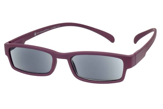 Sonnenlesebrille Klammeraffe 01 Plum offen