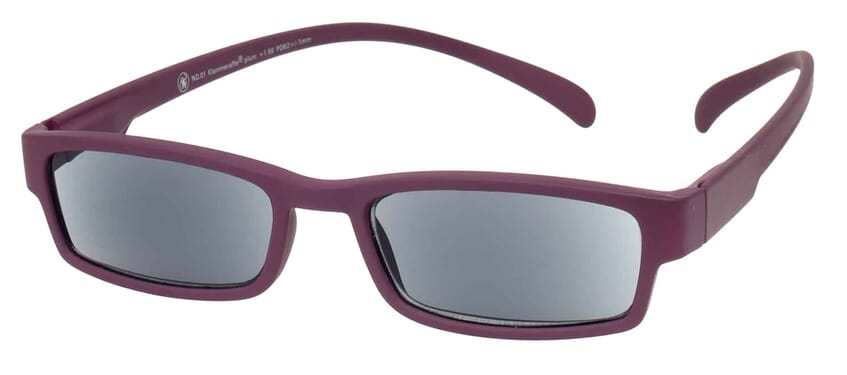 klammeraffe_sonnenlesebrille_no01_plum Sonnenlesebrille Klammeraffe 01 Plum offen