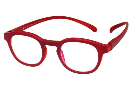 Lesebrille mit Blaulichtfilter Klammeraffe no. 14 red Produktbild side