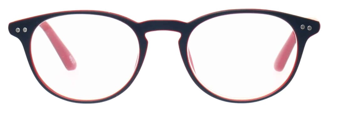 Lesebrille-I-NEED-YOU-Doktor-New-frontal-grau-rot Lesebrille I Need You Doktor New grau-rot Produktbild front 2