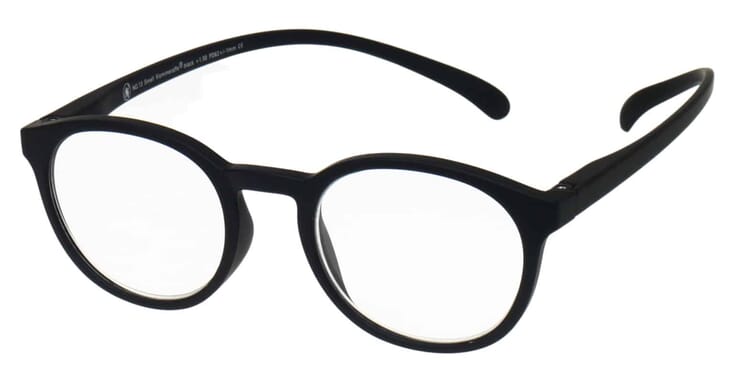 Lesebrille Klammeraffe No. 13 Small black offen Lesebrille Klammeraffe No. 13 Small black Produktbild offen