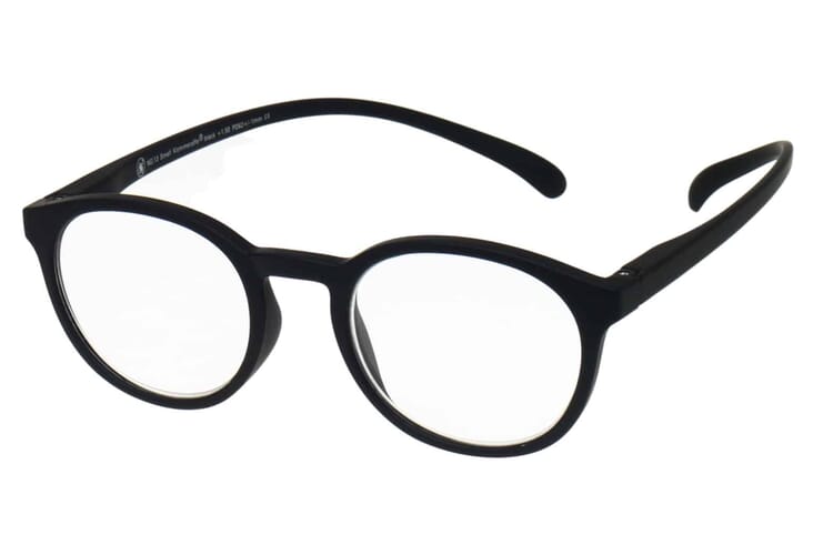 Reading glasses Klammeraffe No. 13 Small black open Reading glasses Klammeraffe No. 13 Small black Product image open
