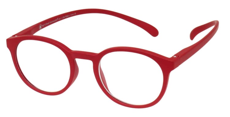 Lesebrille Klammeraffe No. 13 Small red offen Lesebrille Klammeraffe No. 13 Small red Produktbild offen