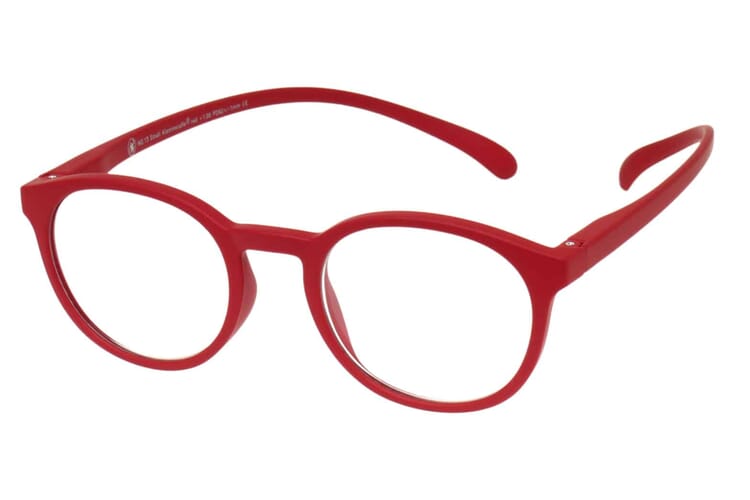 Lesebrille Klammeraffe No. 13 Small red offen Lesebrille Klammeraffe No. 13 Small red Produktbild offen