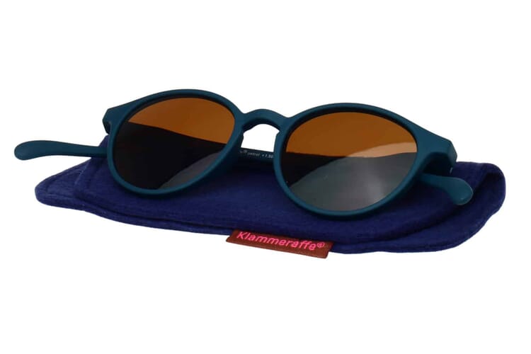 Sonnenlesebrille-Klammeraffe-12-auf-Etui-petrol No. 12 Petrol