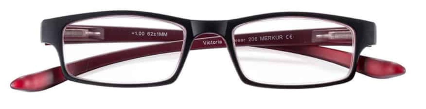 reading-glasses-victoria-collection-MERKUR_2_1 Reading glasses Victoria Merkur red Product image front