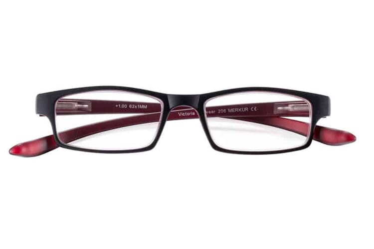 lesebrille-victoria-collection-MERKUR_2_1 Lesebrille Victoria Merkur rot Produktbild front