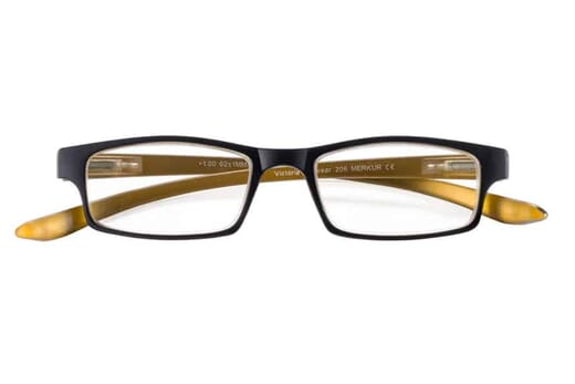 Lesebrille Victoria Merkur gelb Produktbild front