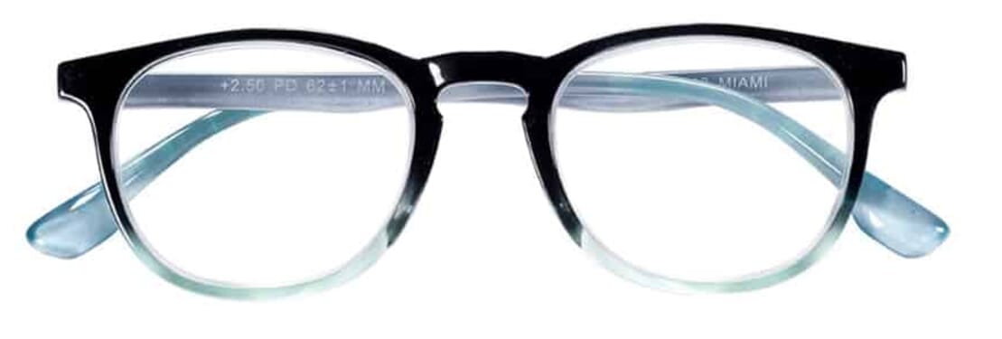lesebrille-victoria-collection-MIAMI_2_1 Lesebrille Victoria Collection Miami schwarz-türkis frontal