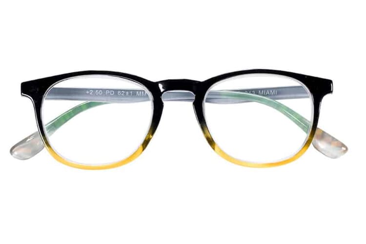 lesebrille-victoria-collection-MIAMI_2_3 Lesebrille Victoria Collection Miami schwarz-orange frontal