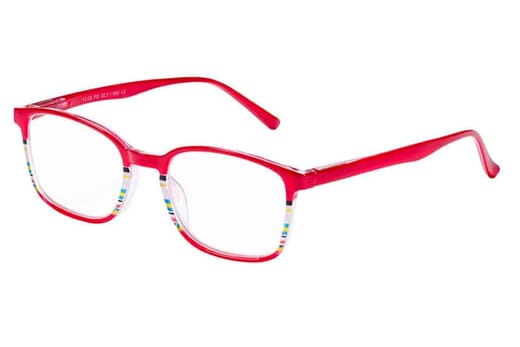 Lesebrille Victoria Collection Nele rot seitlich