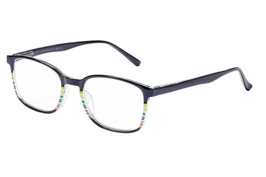 Lesebrille Victoria Collection Nele grau seitlich