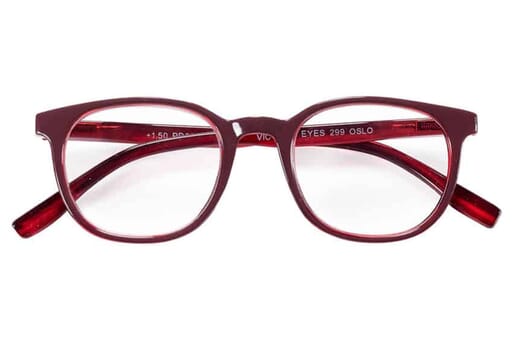 Lesebrille Victoria Collection Oslo rot frontal