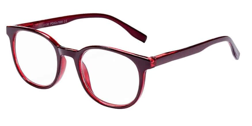 Lesebrille Victoria Collection Oslo rot seitlich