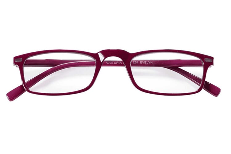 vic-evelyn-pink-grau-frontal Lesebrille Victoria Evelyn Produktbild