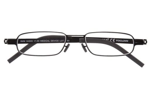 Lesebrille I Need You 8mm schwarz frontal