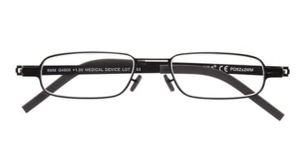 g4900-vorne Lesebrille I Need You 8mm schwarz frontal