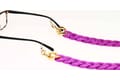 silk-purple-gold-3 Silk Brillenkette Neon purple