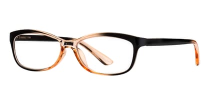 LEXXOO-Lesebrille-40945-5 Lesebrille  Lexxoo 4094A braun schwarz seitlich