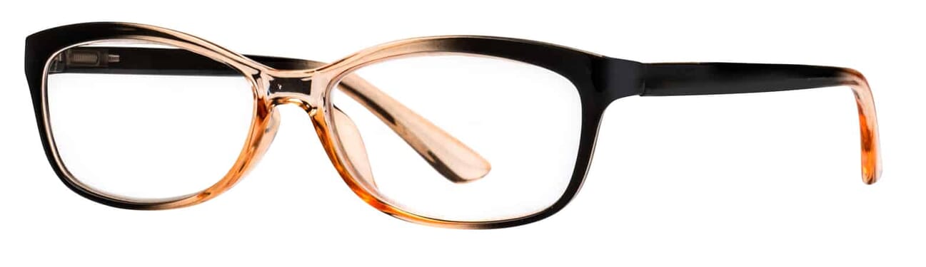 LEXXOO-Lesebrille-40945-5 Lesebrille Lexxoo 4094A braun schwarz seitlich