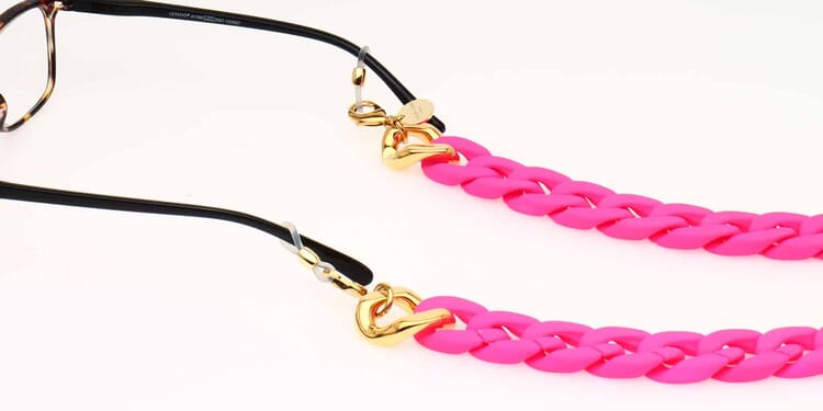 silk-neon-pink-3 Silk Brillenkette Neon pink