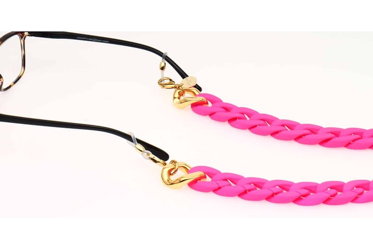 silk-neon-pink-3 Silk Brillenkette Neon pink