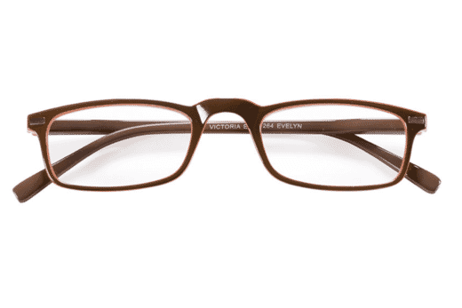 Lesebrille Victoria Collection Evelyn braun orange frontal