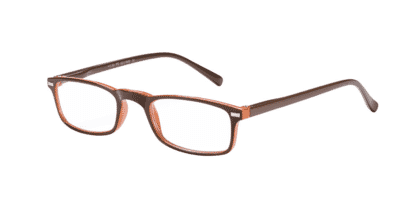 vic_evelyn_braunOrange_45_21 Lesebrille Victoria Collection Evelyn braun orange seitlich