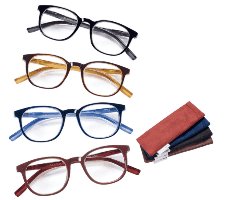vic_oslo_35_22 Lesebrille Victoria Collection Oslo Produktbild mit Etui