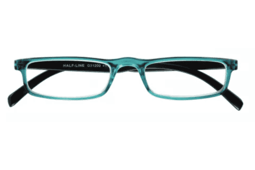 Lesebrille I Need You Half Line blau 1