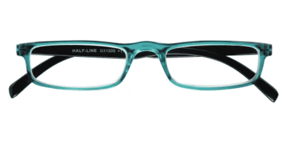 Lesebrille I Need You Half Line blau 1