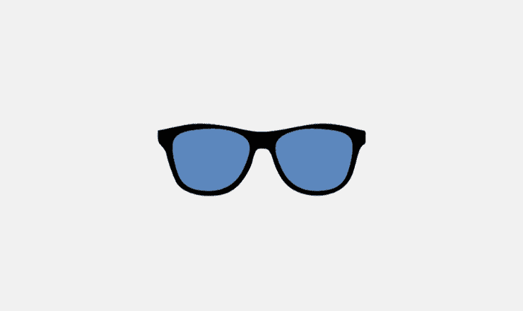 Blaulichtfilter Brille Icon