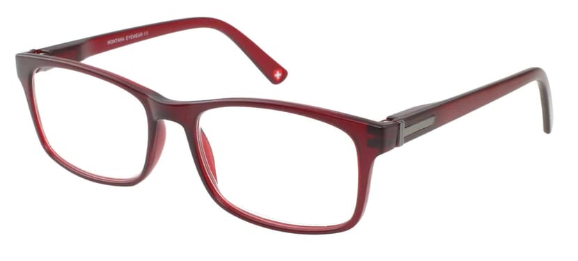 Lesebrille Montana Eyewear MR73 rot seitlich Lesebrille Montana Eyewear MR73 rot Produktbild seitlich